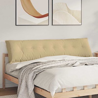 vidaXL Ryggkudde Grågrön 200 x 50 cm Kordread tyg