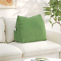 vidaXL Ryggkudde Ljusgrön 60 x 20 x 50 cm Kordread tyg