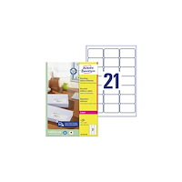 AVERY Förpackningsetiketter Avery LR7160-100 vit 63,5 x 38,1 mm (l...