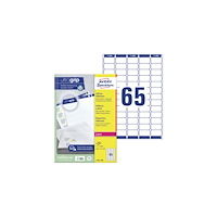 AVERY Etiketter Avery L7651-100 vit 38,1x21,2 (låda med 6500 etike...