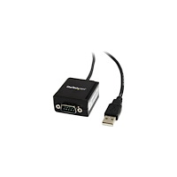StarTech.com StarTech.com FTDI USB till seriell RS232-kabeladapter med 1 port och COM-retention - seriell adapter - USB - RS-232
