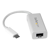 StarTech.com StarTech.com USB-C till Gigabit-nätverksadapter - USB 3.1 Gen 1 (5 Gbps) - vit - nätverksadapter - USB-C - Gigabit Ether...