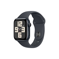 Apple Apple Watch SE (GPS) 2a generation - midnattsaluminium - smart klocka med sportband - midnatt - 32 GB