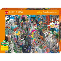 HEYE Pixorama, San Francisco Quest, Pussel, 1000 bitar, Heye