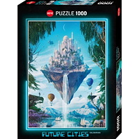 HEYE Future Cities, Sky Isle, Pussel, 1000 bitar, Heye