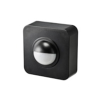 sygonix Sygonix SY-5046552 Väggrörelsesensor Ytmonterad 120° Svart I...