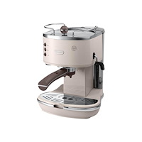 Delonghi De'Longhi Icona Vintage ECOV 311.BG - kaffemaskin med mjölkskummare - 15 bar - beige