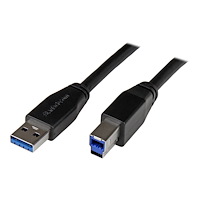 StarTech.com StarTech.com 1 m SuperSpeed USB 3.0-kabel A till B – M/M - USB-kabel - USB Type B till USB typ A - 1 m