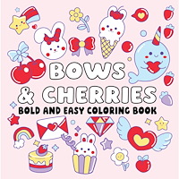 Page Publications Bows and Cherries Bold and Easy Coloring Book (häftad, eng)