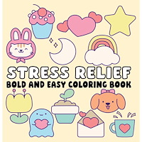 Page Publications Stress Relief Bold and Easy Coloring Book (häftad, eng)
