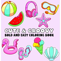 Page Publications Cute and Groovy Bold and Easy Coloring Book (häftad, eng)
