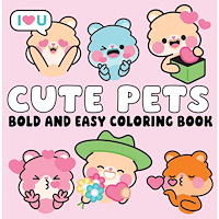 Page Publications Cute Pets Bold and Easy Coloring Book (häftad, eng)