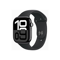 Apple Apple Watch Series 10 (GPS + Cellular) - jet black aluminium - smart klocka med sportband - svart - 64 GB