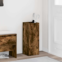 vidaXL Förvaringskrok & Ställ med lagring Rökt ek 25 x 24,5 x 64 cm