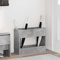 vidaXL Förvaringskrok & Ställ med lagring Betonggrå 65 x 24 x 50 cm