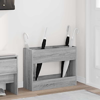 vidaXL Förvaringskrok & Ställ med lagring Grå Sonoma 65 x 24 x 50 cm