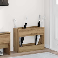 vidaXL Förvaringskrok & Ställ med lagring Artisan Ek 65 x 24 x 50 cm