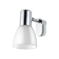 EGLO Eglo Sticker - spegellampa - E14 - krom, matte opal white