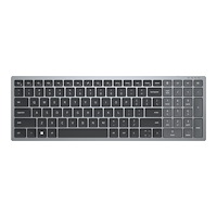DELL Dell KB740 - tangentbord - kompakt, flera enheter - QWERTZ - tysk - Titan gray Inmatningsenhet