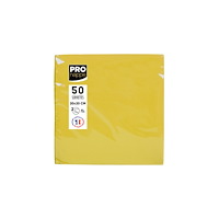 PRONAPPE Servett PRONAPPE 20x20cm gul 50/fp