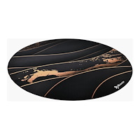 Arozzi Arozzi Zona - stolmatta - rund - 121 cm - svart guld