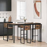 vidaXL Matbord Konstruerat trä