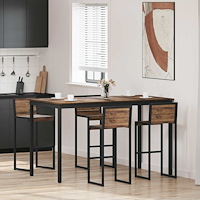 vidaXL Matbord Konstruerat trä