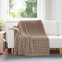 vidaXL Filtar 6 pcs Kamel 200 x 150 cm Fleece