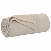 vidaXL Kastfilt Beige 240 x 220 cm Fleece