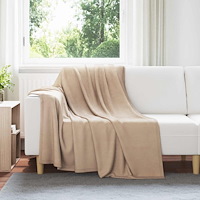 vidaXL Kastfilt Kamel 200 x 150 cm Fleece