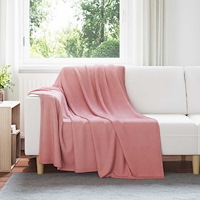 vidaXL Kastfilt Rosa 200 x 150 cm Fleece