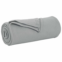 vidaXL Filtar 24 pcs Grå 200 x 150 cm Fleece
