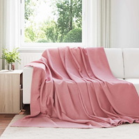 vidaXL Filtar 24 pcs Rosa 270 x 240 cm Fleece
