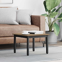 vidaXL Kaffeebord Artisan Ek 50 x 50 x 36 cm Konstruerat trä