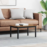 vidaXL Kaffeebord Gammalt trä 70 x 50 x 36 cm Konstruerat trä