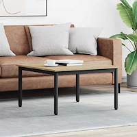 vidaXL Kaffeebord Sonoma 80 x 80 x 45 cm Konstruerat trä