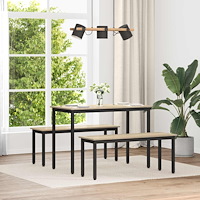 vidaXL bänk Sonoma 110 x 35 x 45 cm Konstruerat trä