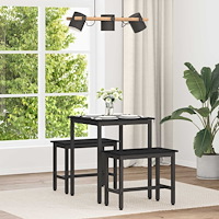 vidaXL Matbord METALL