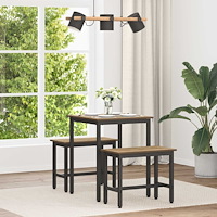 vidaXL Matbord METALL