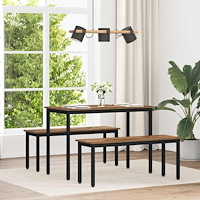 vidaXL Matbord METALL