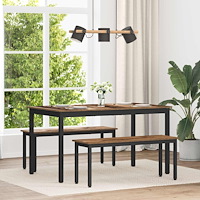 vidaXL Matbord METALL