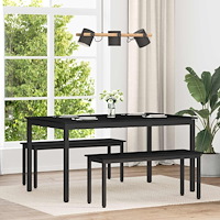 vidaXL Matbord METALL