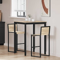 vidaXL Matbord Konstruerat trä