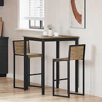 vidaXL Matbord Konstruerat trä