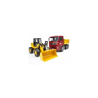 Bruder Bruder MAN TGA construction truck and FR 130 articulated roa...