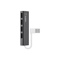 Belkin International Belkin Ultra-Slim Travel - hubb - 4 portar