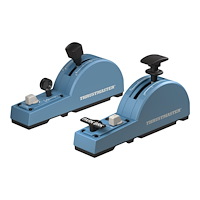 ThrustMaster Thrustmaster Civil Aviation (TCA) Quadrant Add-On Airbus edition - tilläggssats för gasspjäll - kabelansluten