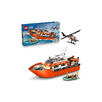 LEGO LEGO City 60504 Kustbevakningens räddningsbåt och helikopter