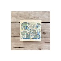 The Sugar Shed Julia Gash Wooden Coaster - Bath