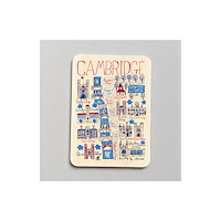 The Sugar Shed Julia Gash Wooden Magnet - Cambridge